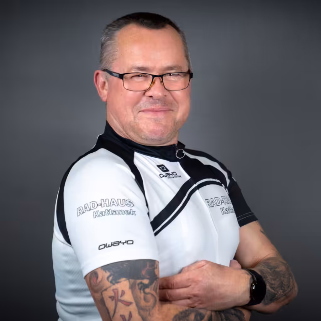 Kalle im Trikot des RAD-HAUS Kattanek