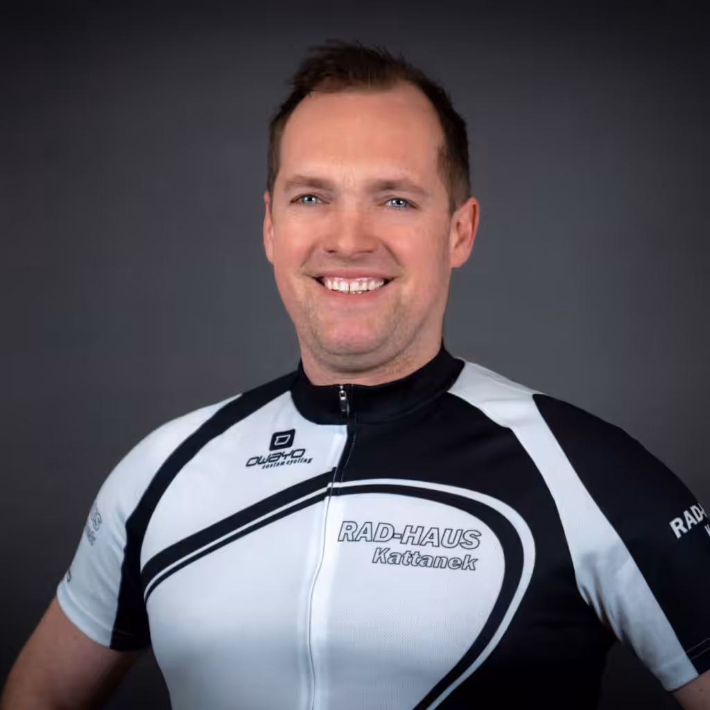 Sebastian Kattanek im Trikot des RAD-HAUS Kattanek