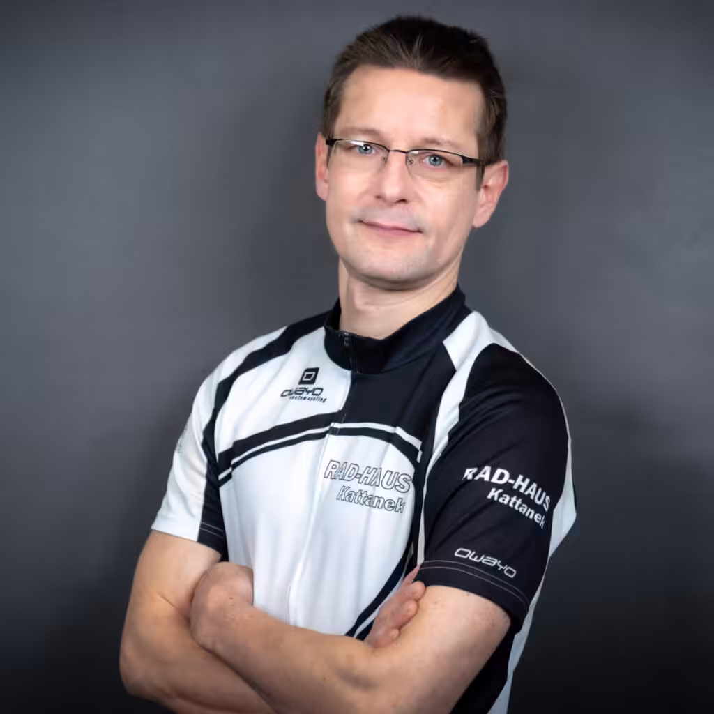 Sebastian im Trikot des RAD-HAUS Kattanek